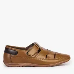 Men Fisherman Sandals with Velcro Fastening-image-1