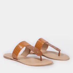 T-Strap Flat Sandals-12