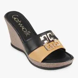 Women Metal Accent Wedges-image-39