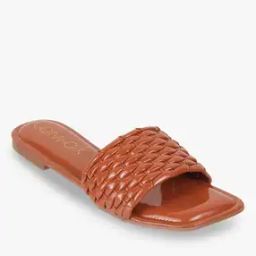 Women Weaved Pattern Open-Toe Sandals-picture-4