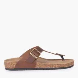 Men T-Strap Slip-On Sandals-image-6