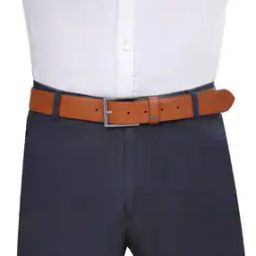 Men Carcetti Patterned Wide Belt-19