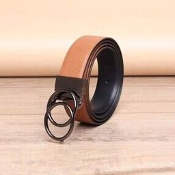 Men Slim Belt with Metal Buckle Closure-image-73