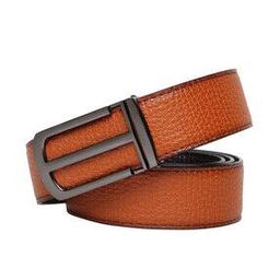 Men Slim Belt with Metal Buckle Closure-image-25