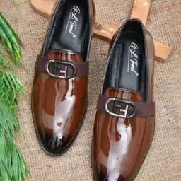 g l trend Men Almond-Toe Slip-On Shoes-picture-42