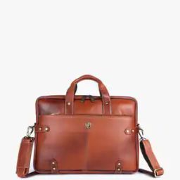 Textured 15.6" Laptop Messenger Bag with Detachable Strap-52