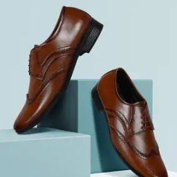 Men Lace-Up Brogues Comfortable Formal Shoes-image-54