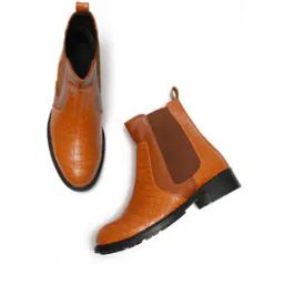 Round-Toe Ankle-Length Boots-image-102