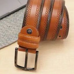 zevora Men Belt with Tang Buckle Closure-picture-0