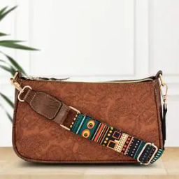 Women Floral Pattern Shoulder Bag with Detachable Strap-picture-22