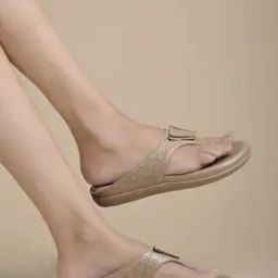 Women Thong-Strap Sandals with Metal Accent-image-18