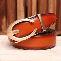 Men Slim Belt with Auto Lock Buckle Closure-image-93