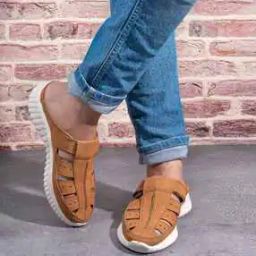 Men Slip-On Sandals with Velcro Fastening-picture-29