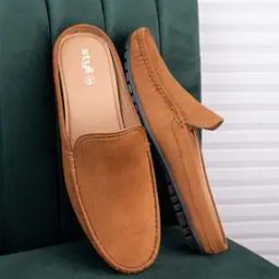 Men Faux Suede Open Back Mules-image-37