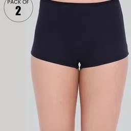 lyra Pack of 2 Full-Coverage Boyleg with Elasticated Waist-picture-21