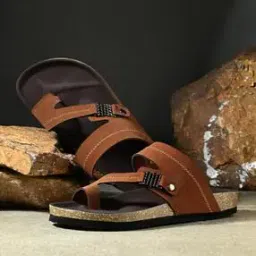 Open-Toe Slip-On Flat Sandals-0