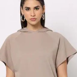 fyre rose Hooded Top with Extended Raglan Sleeves-picture-22