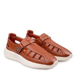 Shoe-Style Sandals with Velcro Fastening-image-27