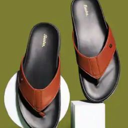 Men T-Strap Flip-Flops with Metal Accent-8
