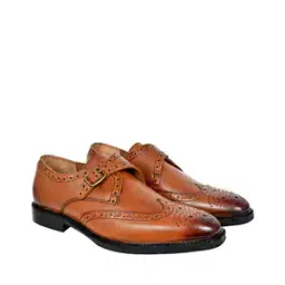 Men Pointed-Toe Monks with Buckle Fastening-image-25