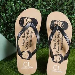 Men Typographic Print Thong-Strap Flip-Flops-image-72
