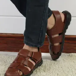 Men Round-Toe Multi-Strap Sandals-picture-13