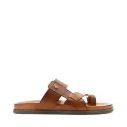 Men Toe-Ring Flip-Flops with Mental Accent-image-33