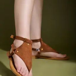 Women Open-Toe Regular Fit Sling-Back Sandals-6