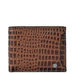 Men Croc Pattern Bi-Fold Wallet-image-11