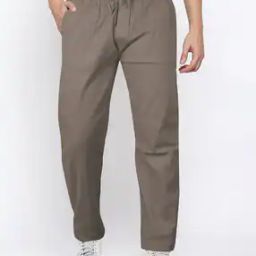 Men Mid Rise Loose Fit Pants-image-98