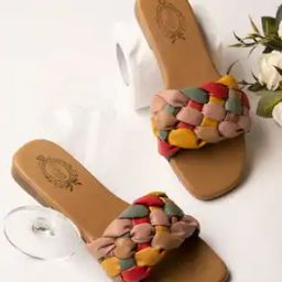 Girls Open-Toe Slip-On Flat Sandals-picture-11