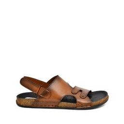 Open-Toe Double Strap Sandals with Velcro-Fastening-image-25