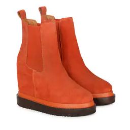 Genuine Leather Slip-On Boots-image-3