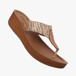 Women Embellished Wedge-Heeled Sandals-20
