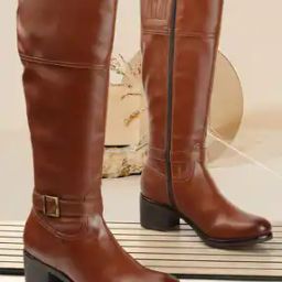 Women Mid-Calf Length Boots with Zip Closure-image-18