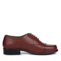 Lace Fastening Heeled Formal Shoes-image-13