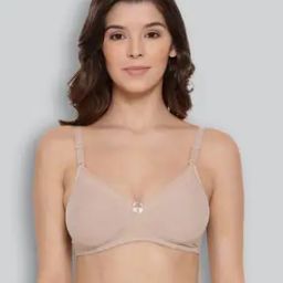 Combed Cotton Non-Wired Secret Support Bra with Detachable Strap-25