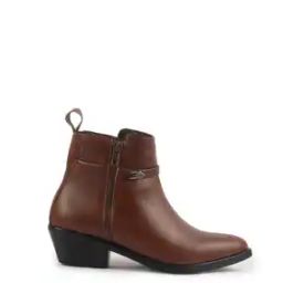Women Ankle-Length Boots with Zip Closure-image-54