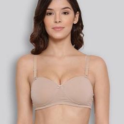 Combed Cotton Seamless Wrinkle-Free Cups Bra with Detachable Strap-image-28