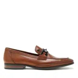 Men Round-Toe Leather Bit Loafers-picture-30