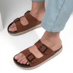 Men Slip-on Sandals With Suede Upper-12