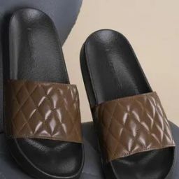 Men Typographic Print Slip-On Slides-6