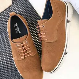 Men Colourblock Lace-Up Shoes -image-51