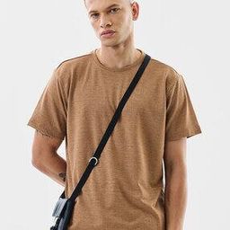 Men Regular Fit Crew-Neck T-Shirt -picture-15