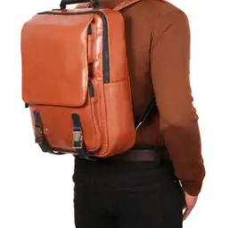 Men Leather Back Pack-17