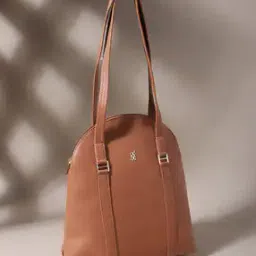 Women Shoulder Bag with Metal Logo-image-45