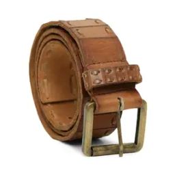Men Leather Belt with Buckle Closure-image-14