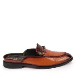 Croc-Embossed Loafers with Metal Accent-image-28