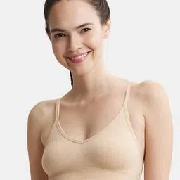 jockey FE74 Wirefree Seamfree Non Padded Micro Touch Nylon Elastane Full Coverage Beginners Bra-picture-43