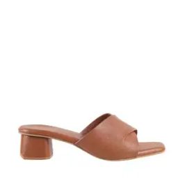 Open-Toe Slip-On Heeled Sandals-26